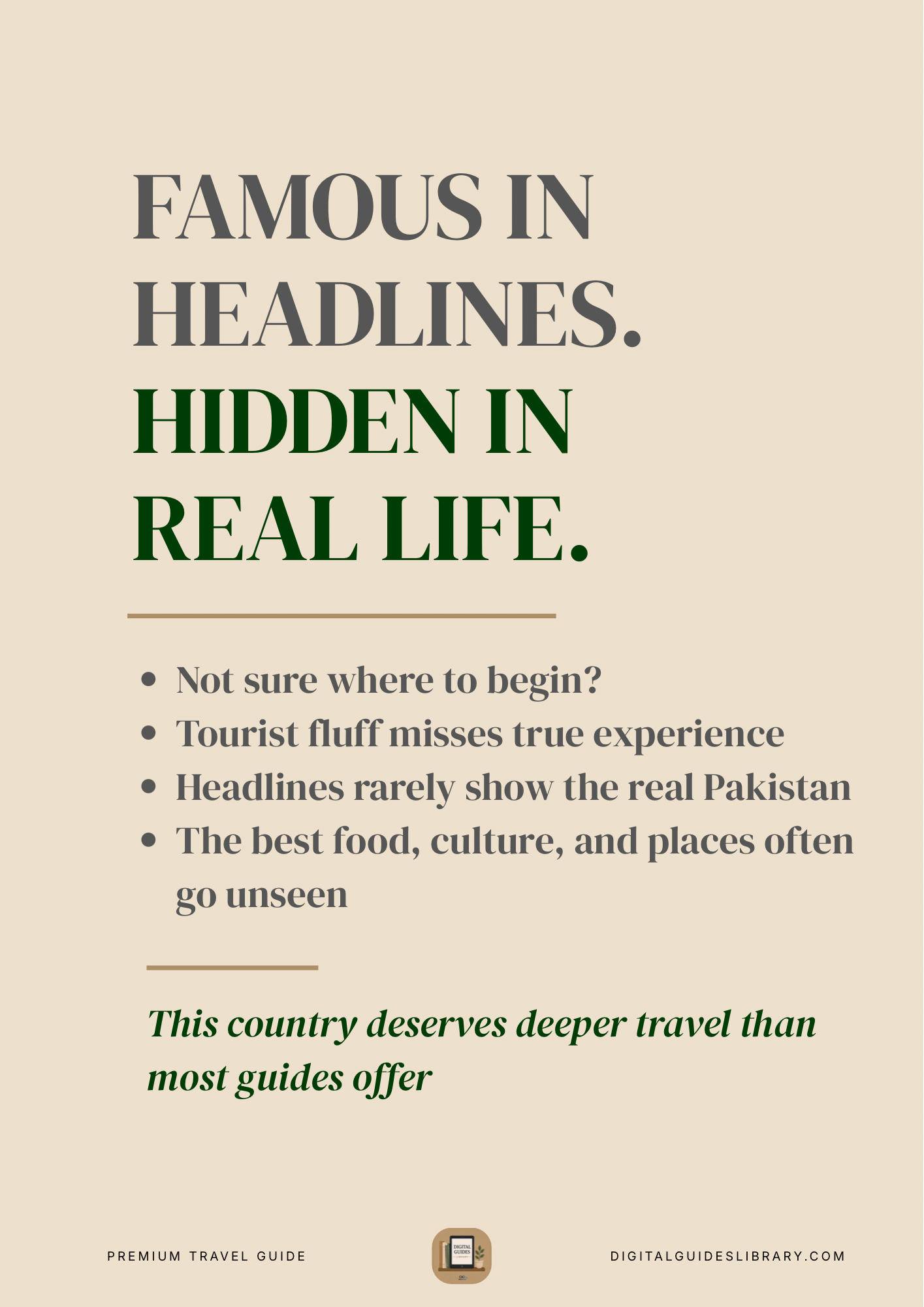 FROM KARACHI TO KARAKORAM: PAKISTAN UNFILTERED